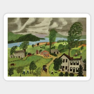 grandma moses Sticker